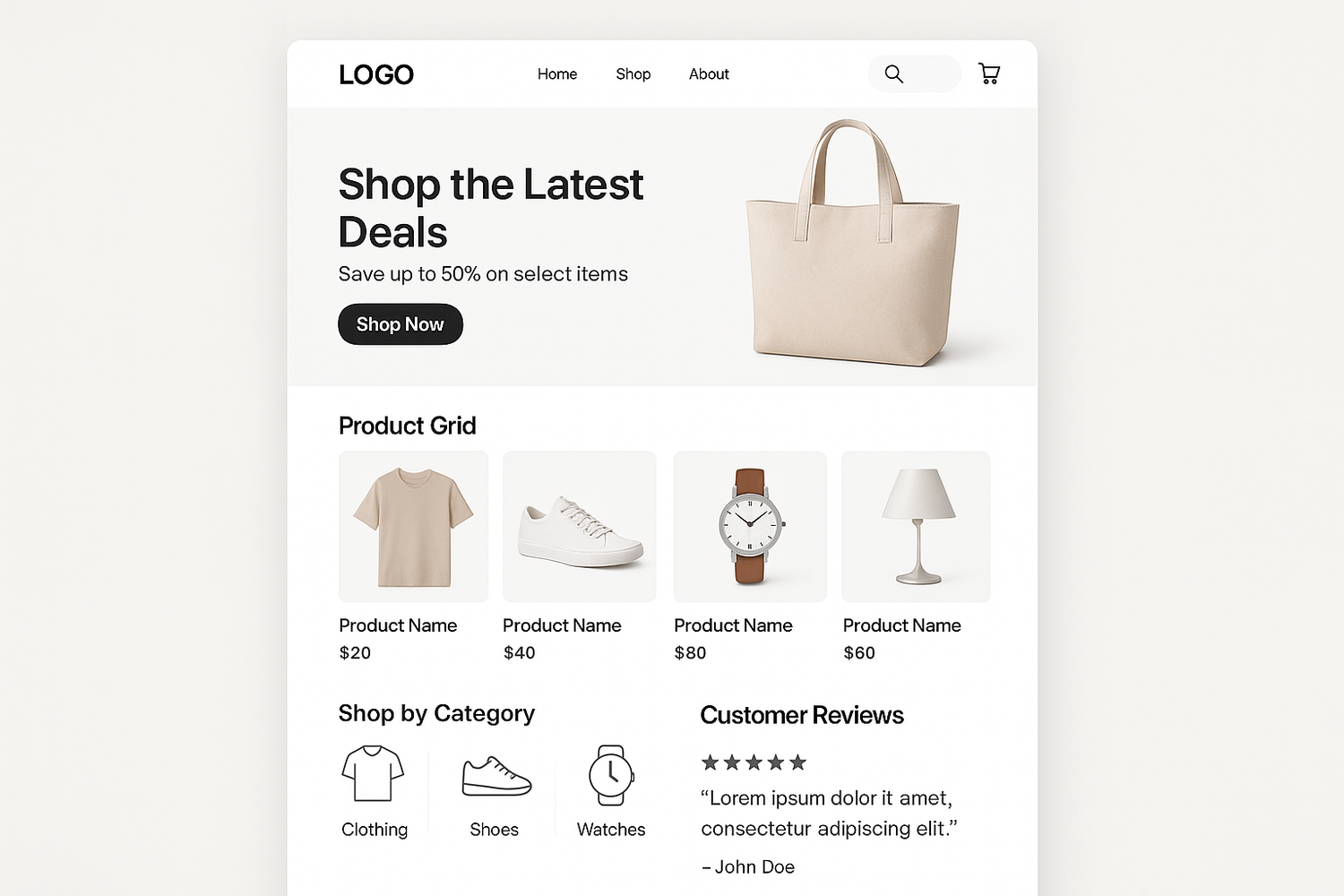 ecommerce website